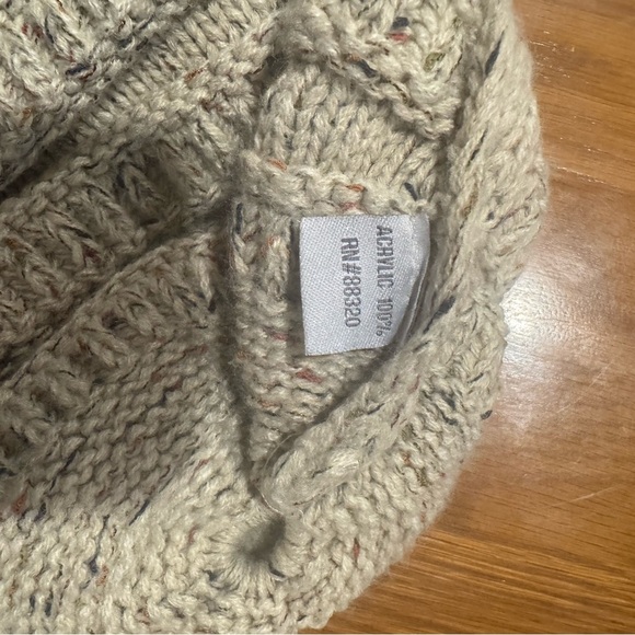 C.C Cream Knit Beanie - Picture 5 of 5